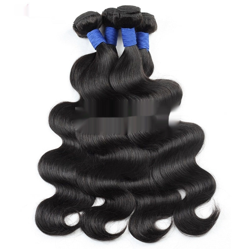 Body Wave Human Hair Bundles – 100% Unprocessed Virgin Hair Weave, Natural Black, Double Weft, Soft & Shiny