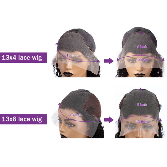 Body Wave - Chocolate - Lace Front Wig – Transparent Swiss Lace, 100% Human Hair, Pre-Plucked with Baby Hairs, Glueless Long Wig