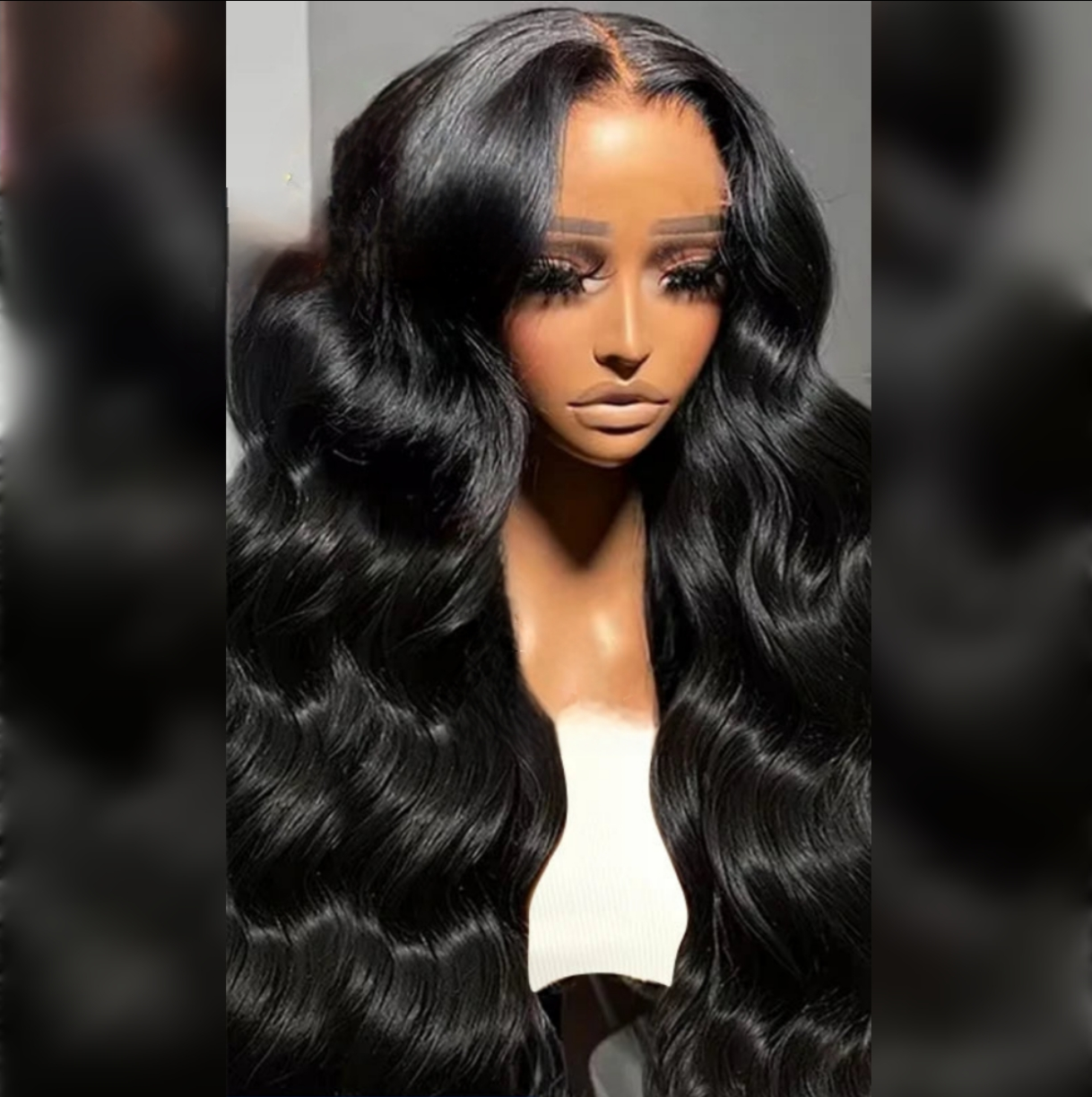 Body Wave Lace Front Wig – 100% Human Hair, Natural Black, Pre-Plucked 13x4 HD Lace Wig with Baby Hair